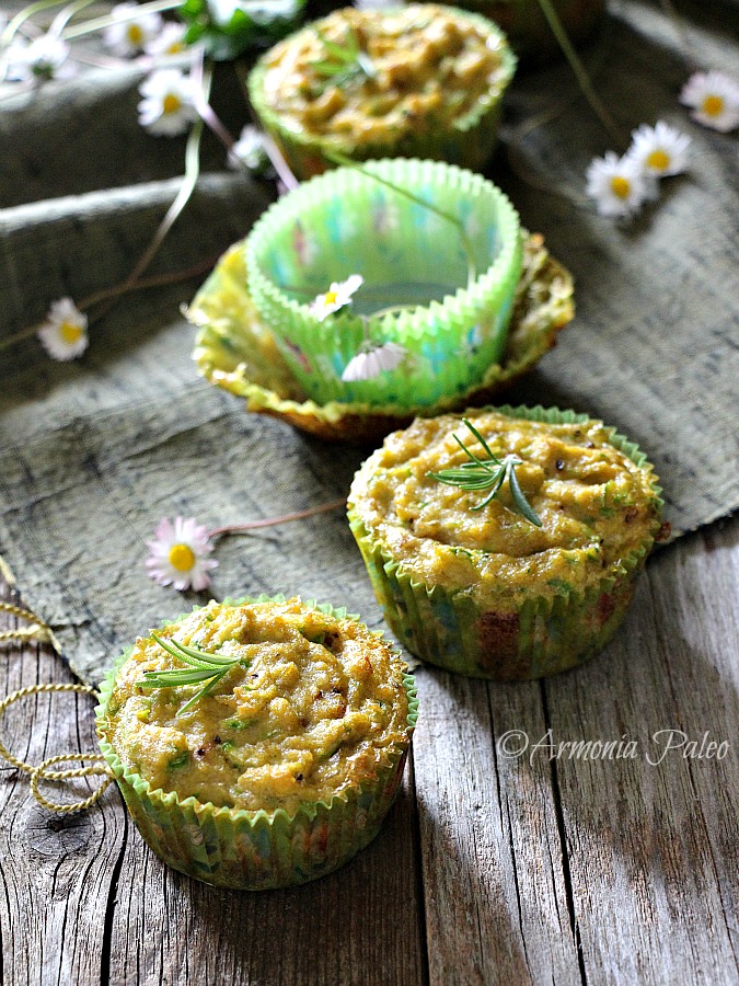 Muffins con Sgombro e Zucchine