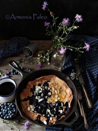 Pancake Olandese ai Mirtilli - Blueberry Dutch Baby