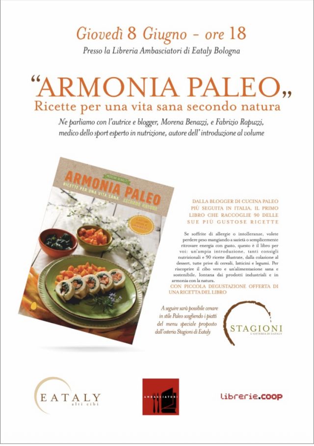 Presentazione del mio libro "Armonia Paleo" a Bologna